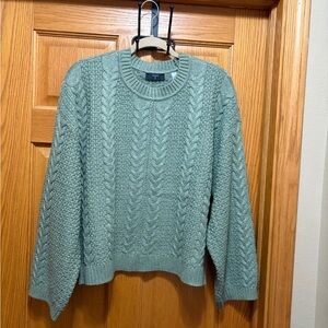 Tahari Sage Cable Knit Sweater